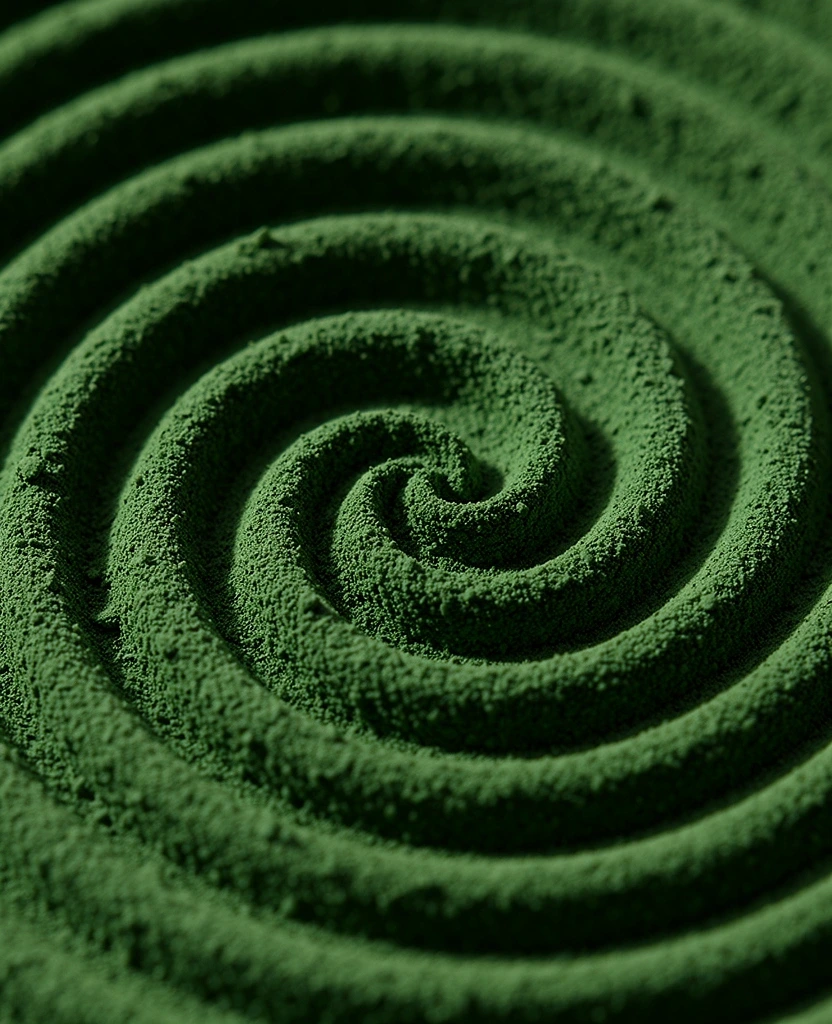 Spirulina powder texture